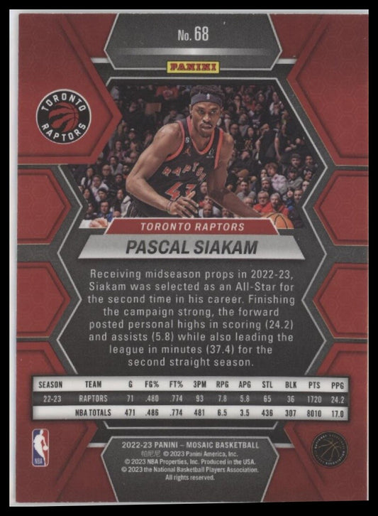 2022-23 Panini Mosaic #38 Damian Lillard