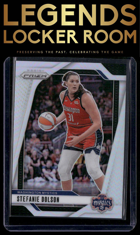 2024 Panini Prizm WNBA #34 Stefanie Dolson Silver Prizms