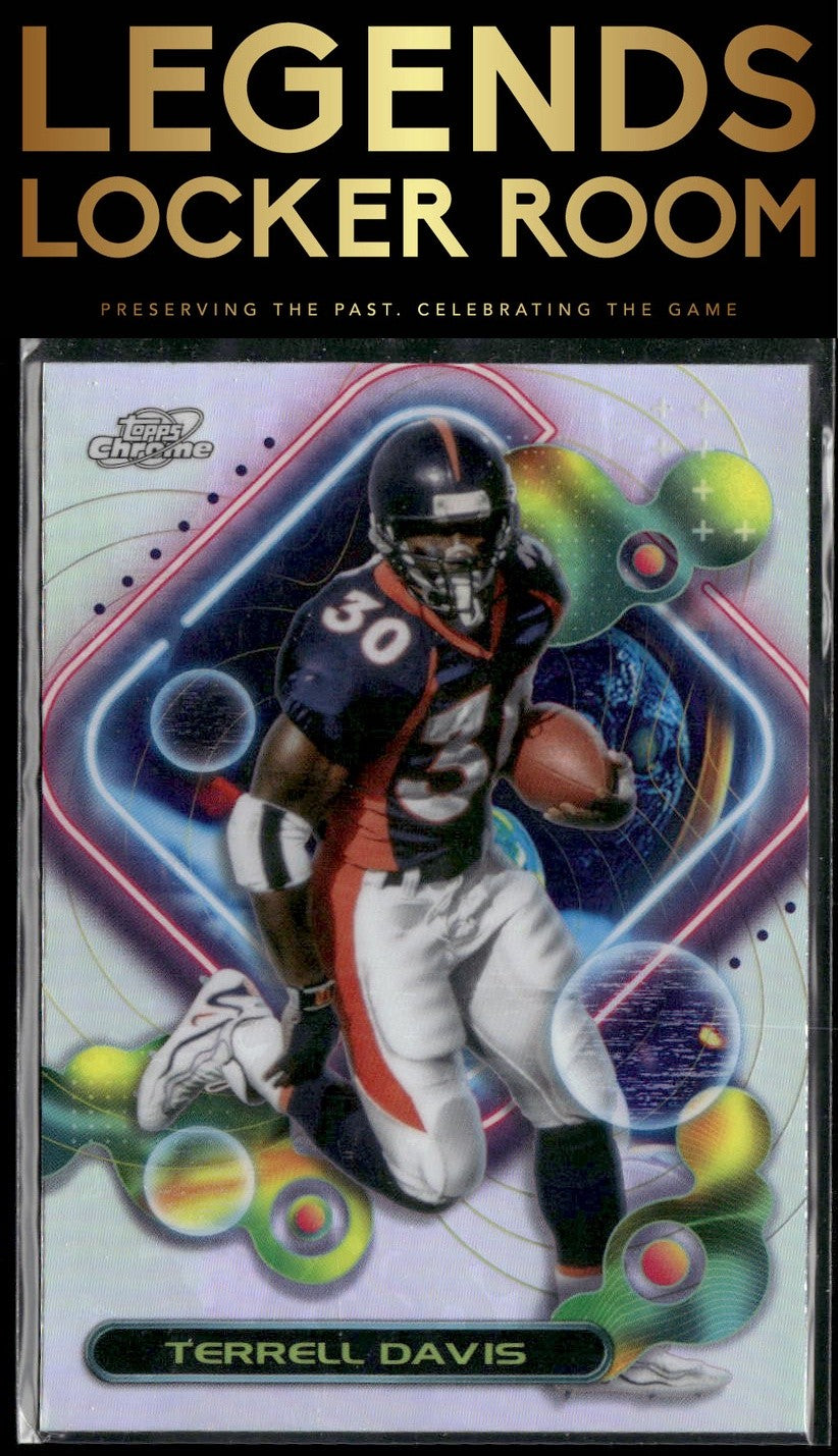 2023 Topps Composite #266 Terrell Davis Cosmic Chrome Refractor