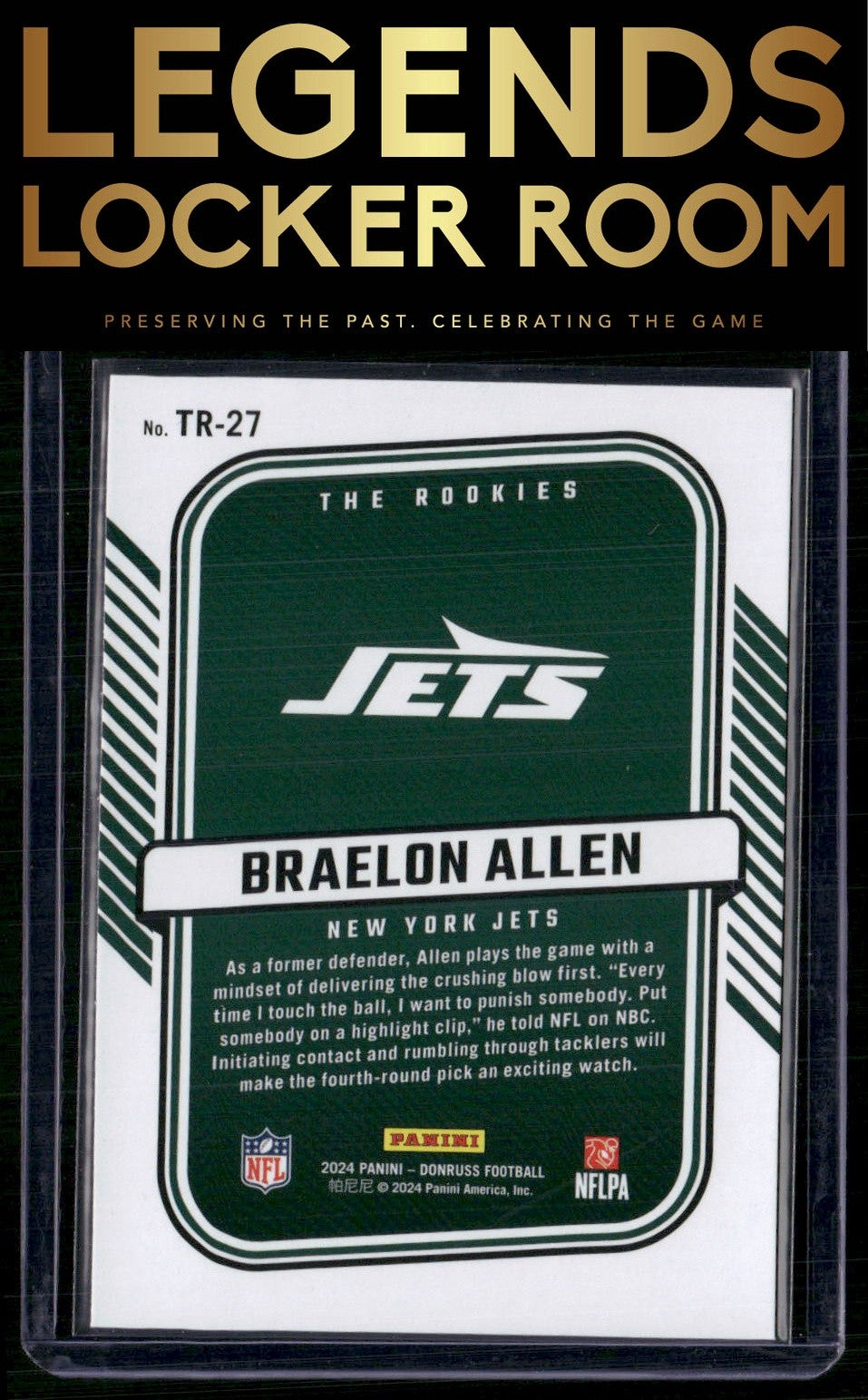 2024 Donruss #TR-27 Braelon Allen The Rookies