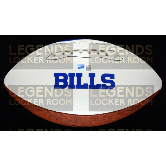 Andre Reed Signed Buffalo Bills Logo Football - Inscribed "HOF 14" 
