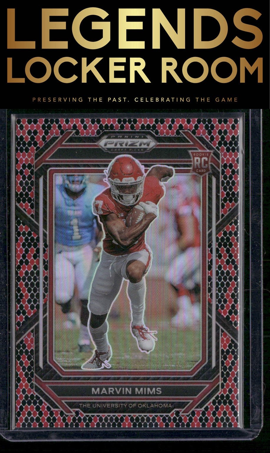 2023 Panini Prizm Draft Picks #146 Marvin Mims Prizms Snakeskin