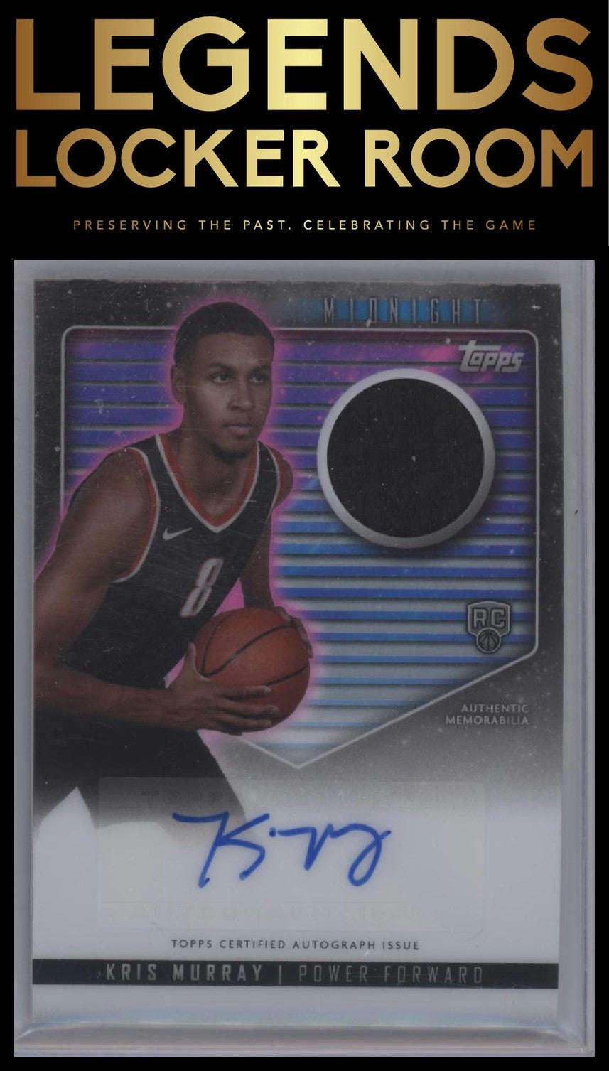 2023-24 Topps Midnight #RJA-KM Kris Murray Rookie Jersey Autographs
