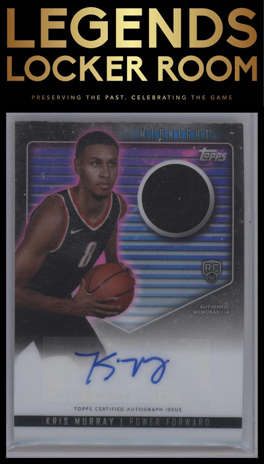 2023-24 Topps Midnight #RJA-KM Kris Murray Rookie Jersey Autographs