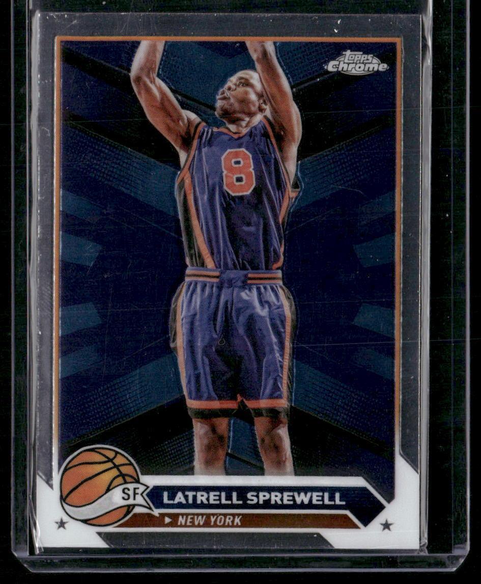 2023-24 Topps Chrome #40 Latrell Sprewell