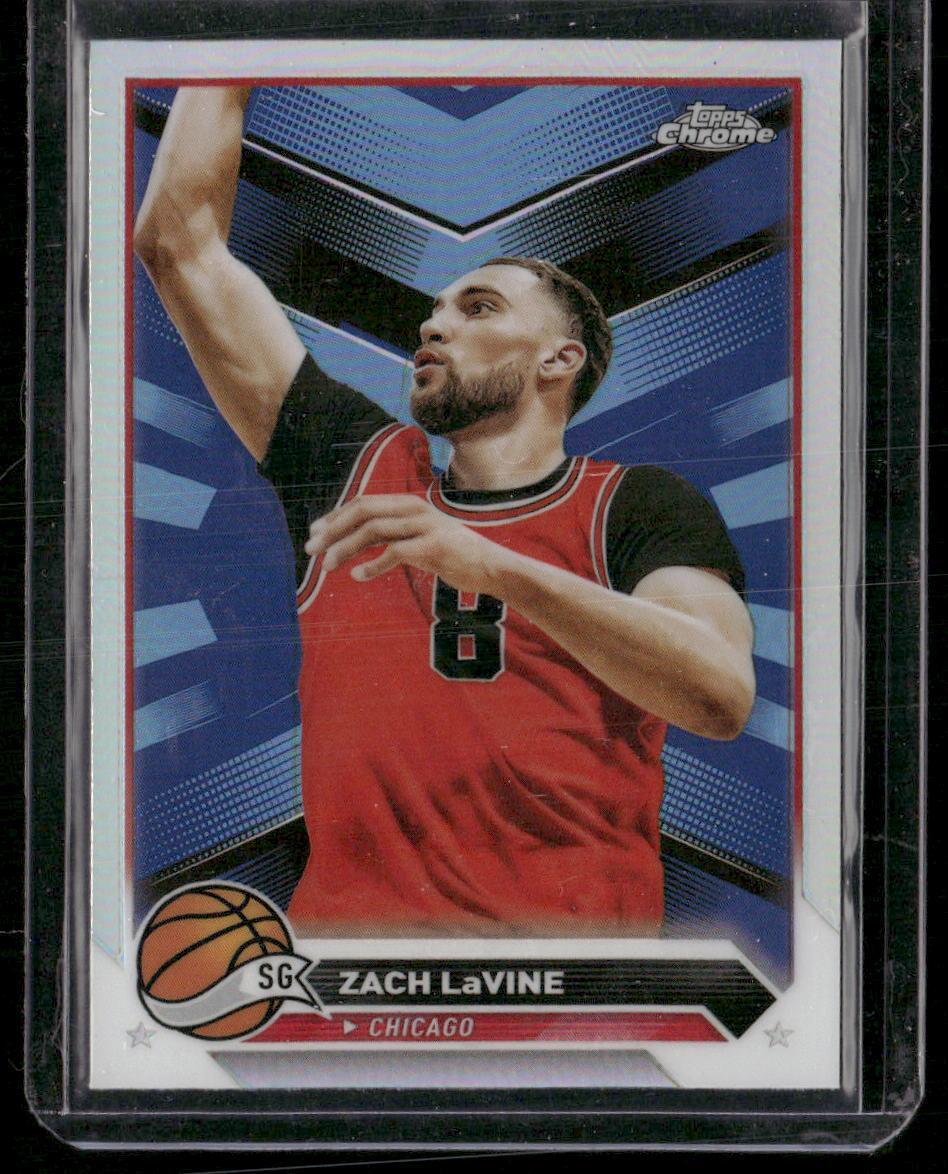 2023-24 Topps Chrome #55 Zach LaVine Prism Refractors