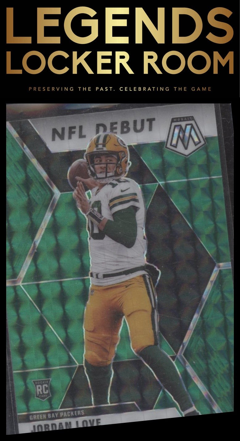 2020 Panini Mosaic #264 Jordan Love Prizm Green