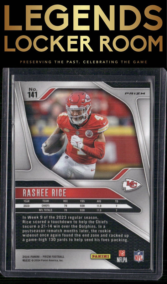 2024 Panini Prizm #141 Rashee Rice Silver