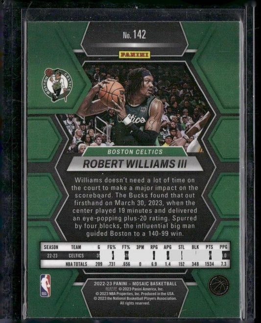 2022-23 Panini Mosaic #142 Robert Williams III