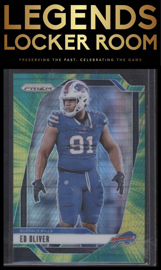 2024 Panini Prizm #32 Ed Oliver Hyper #/180