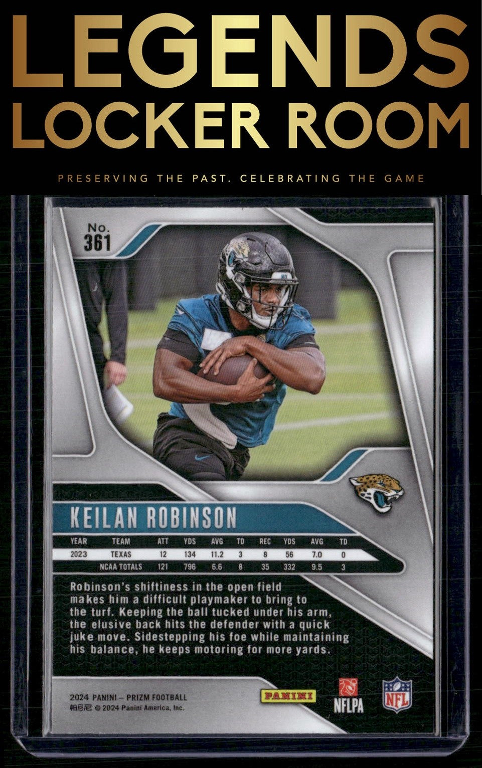 2024 Panini Prizm #361 Keilan Robinson