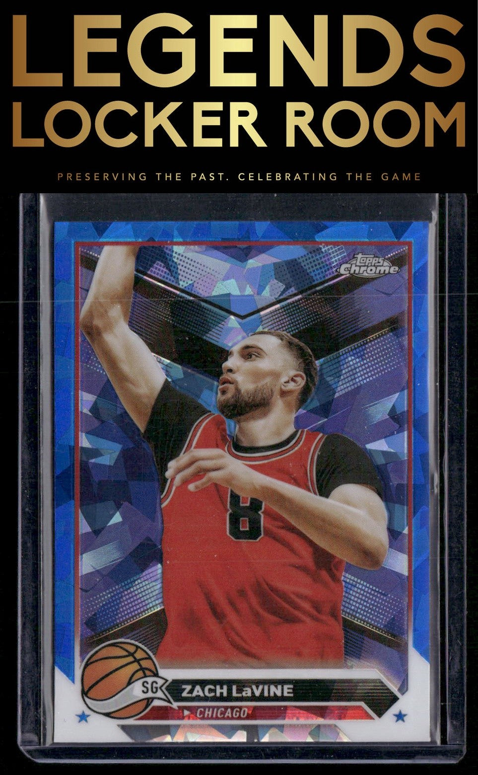 2023-24 Topps Chrome Sapphire Edition #55 Zach LaVine