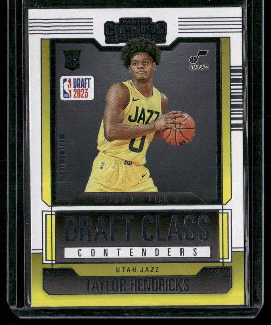 2023-24 Panini Contenders #17 Taylor Hendricks 2023 Draft Class Contenders