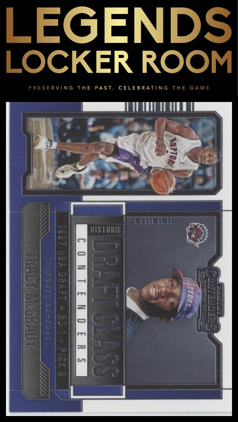 2023-24 Panini Contenders #12 Tracy McGrady Historic Draft Class Contenders