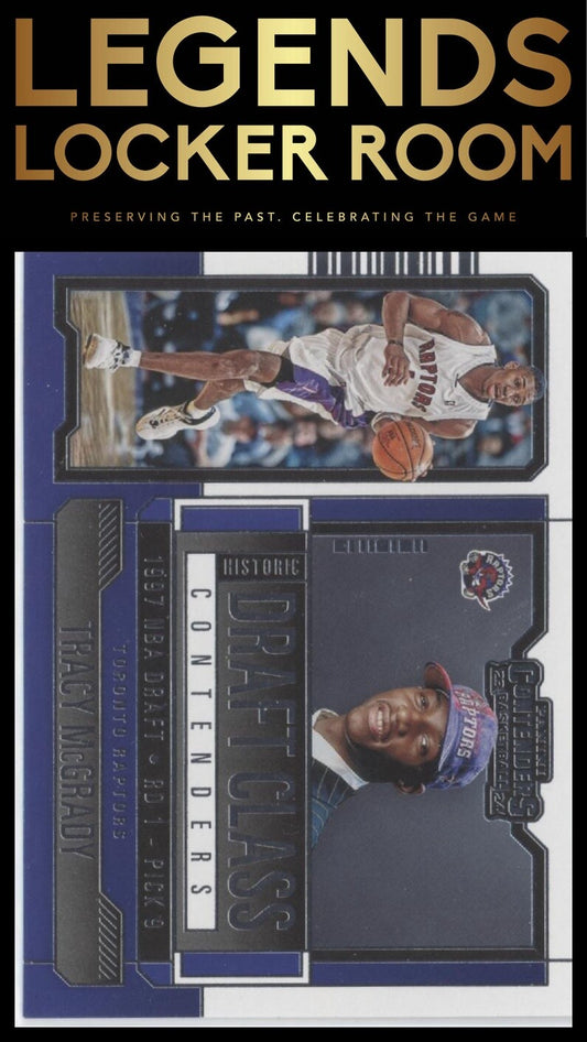 2023-24 Panini Contenders #12 Tracy McGrady Historic Draft Class Contenders