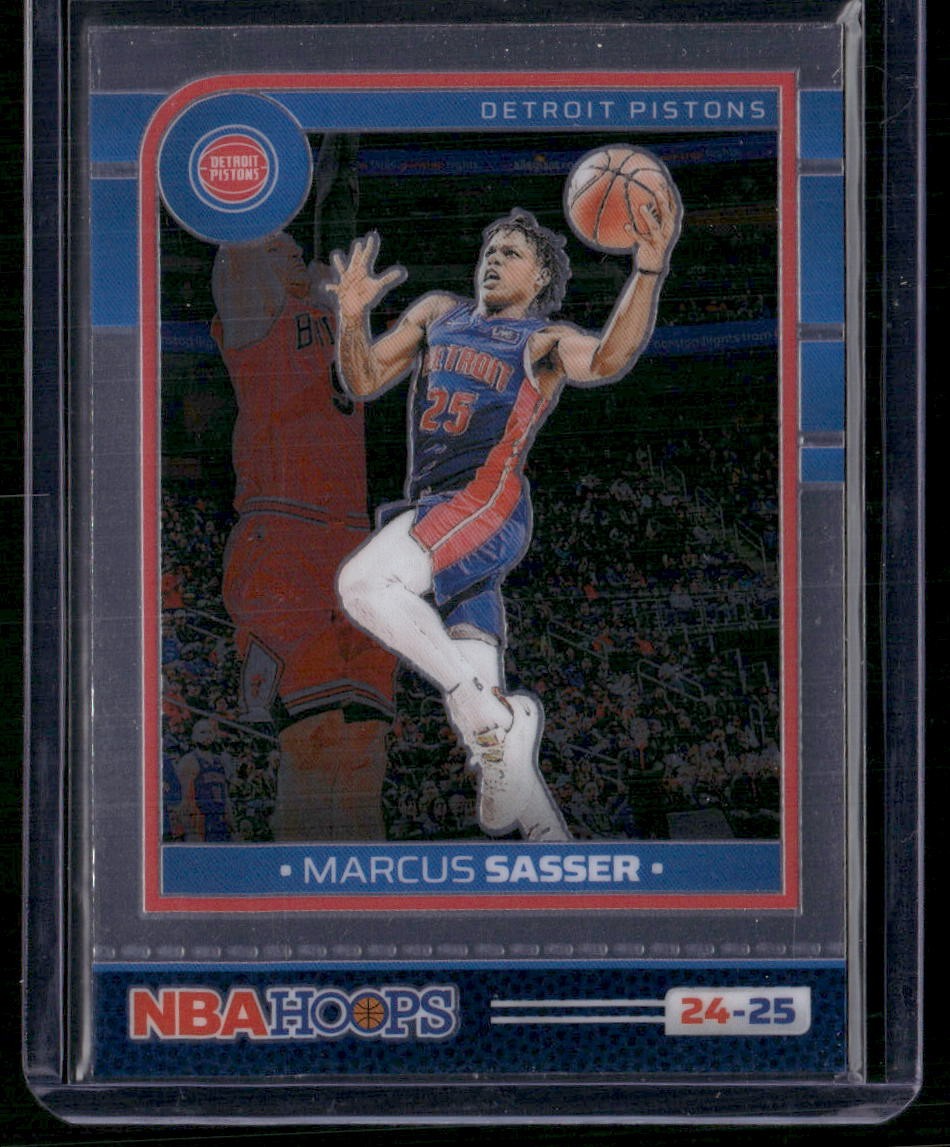 2024-25 Hoops #125 Marcus Sasser Premium Prizms Silver