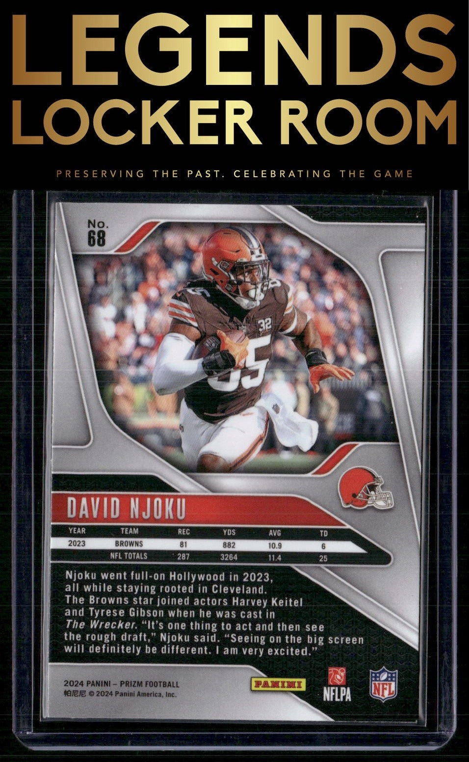 2024 Panini Prizm #68 David Njoku