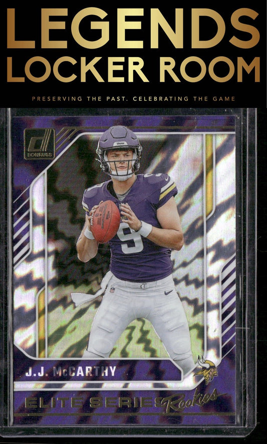 2024 Donruss #4 J.J. McCarthy The Elite Series Rookies