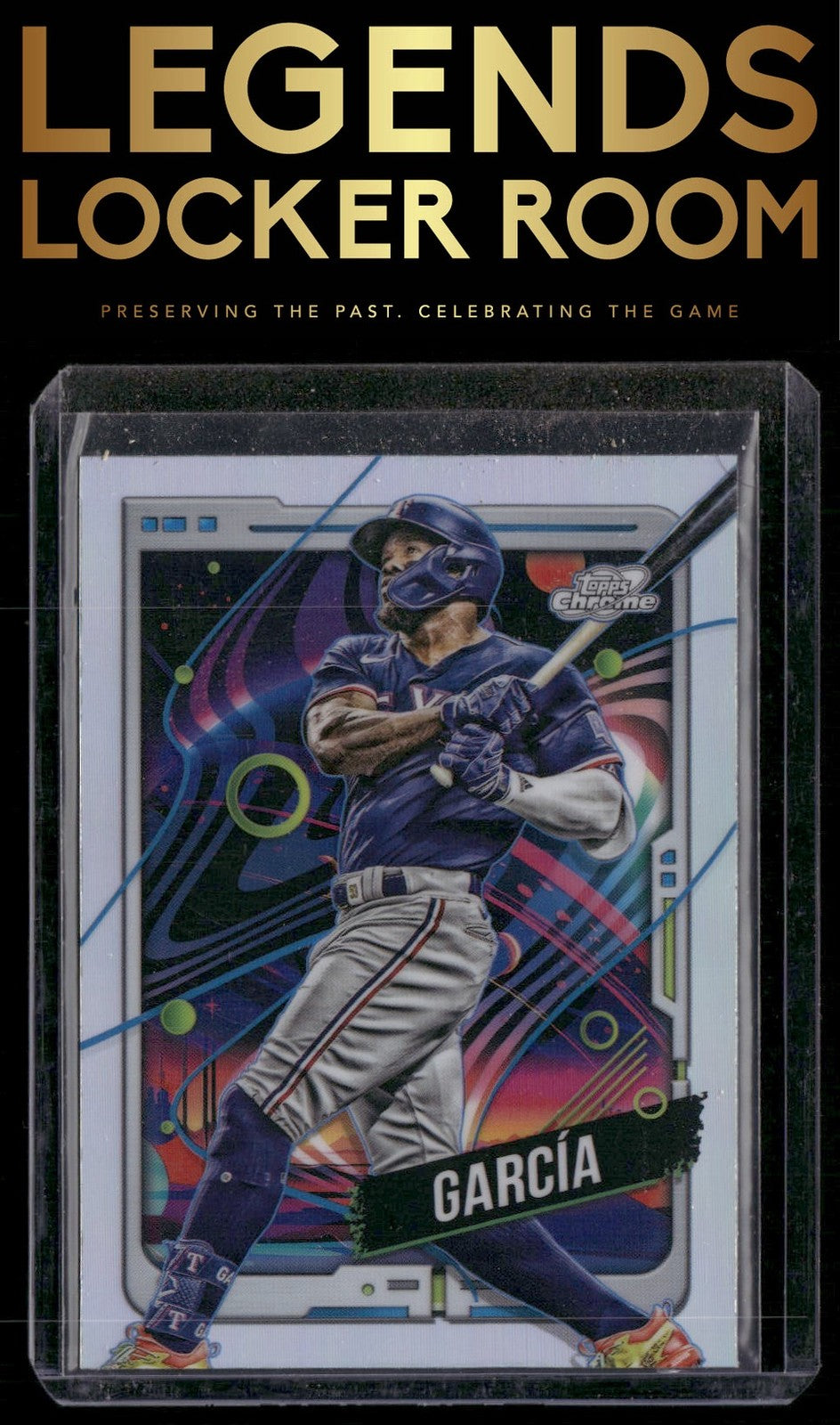 2024 Topps Chrome Cosmic #158 Adolis García Refractors
