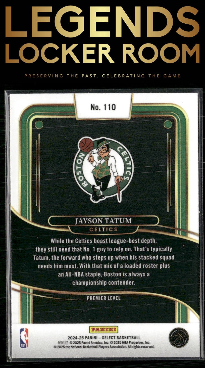 2024-25 Panini Select #110 Jayson Tatum