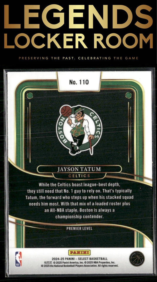 2024-25 Panini Select #110 Jayson Tatum