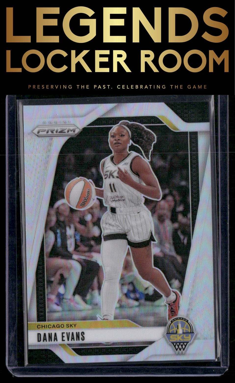 2024 Panini Prizm WNBA #72 Dana Evans Silver Prizms