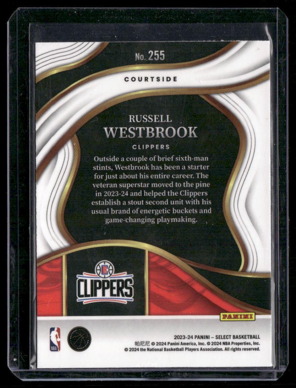 2023-24 Panini Select #255 Russell Westbrook