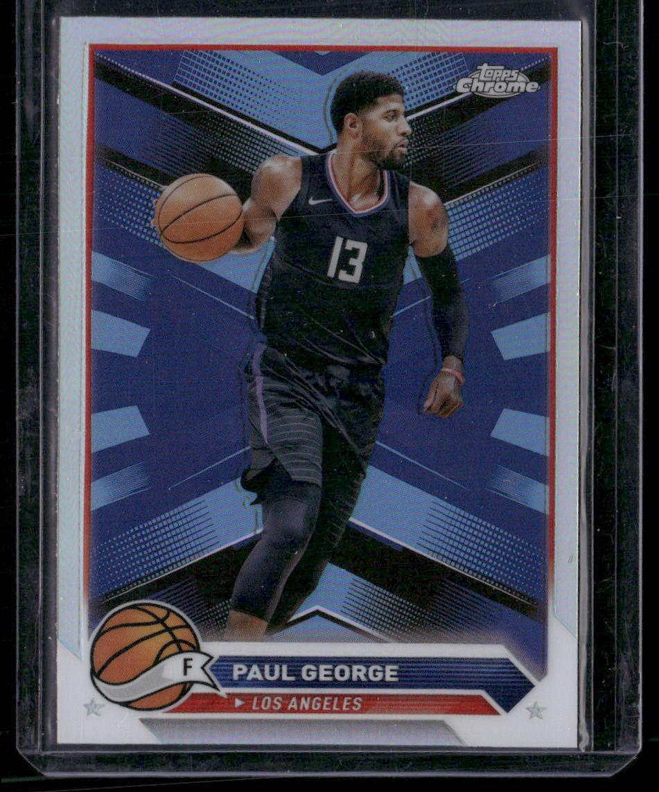 2023-24 Topps Chrome #115 Paul George Refractors