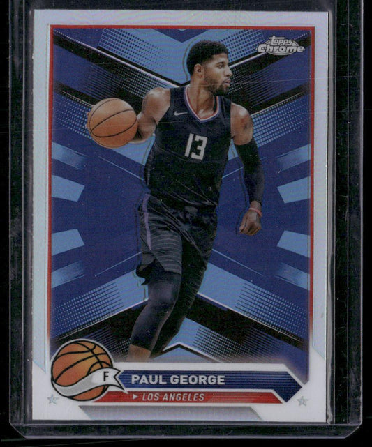 2023-24 Topps Chrome #115 Paul George Refractors