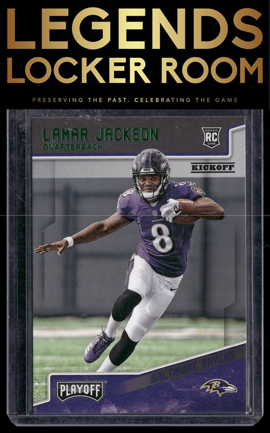 2018 Panini Playoff #212 Lamar Jackson Kickoff
