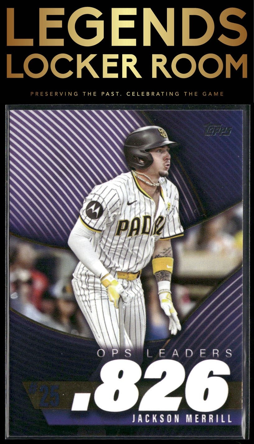 2025 Topps #OPS-25 Jackson Merrill OPS Leaders