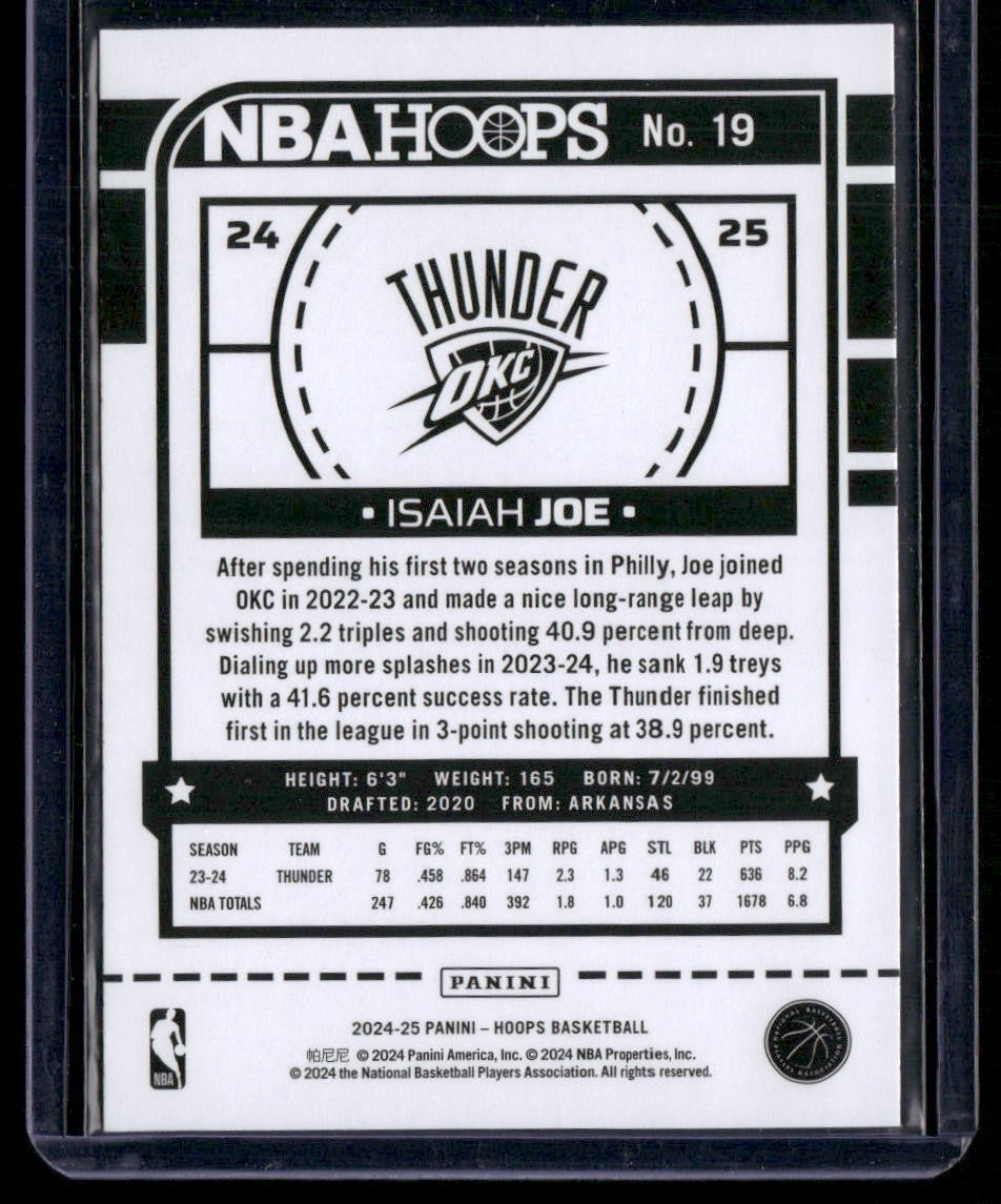 2024-25 Hoops #19 Isaiah Joe