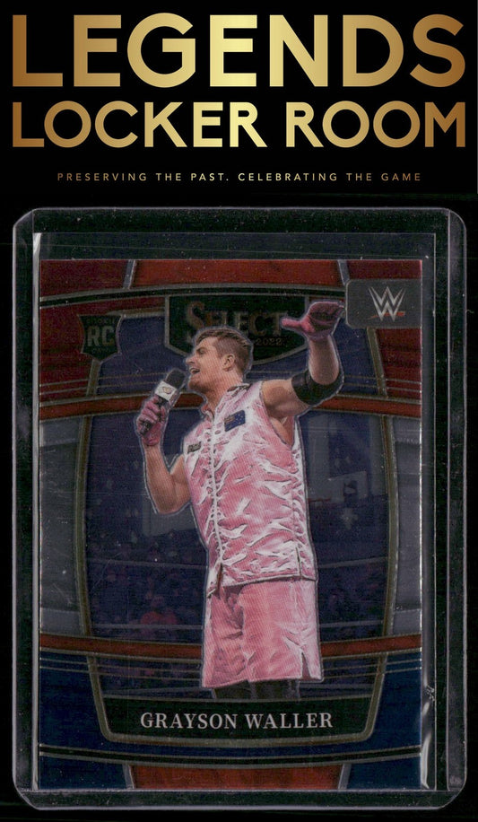 2022 Panini Select WWE #78 Grayson Waller Red and Blue Prizms