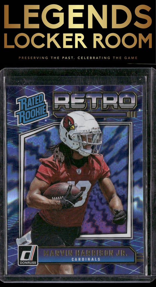 2024 Donruss #4 Marvin Harrison Jr. Rated Rookies Retro