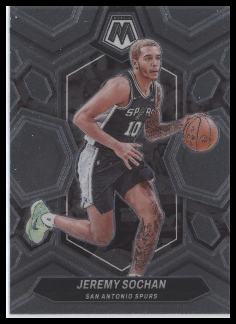2023-24 Panini Mosaic #35 Jeremy Sochan