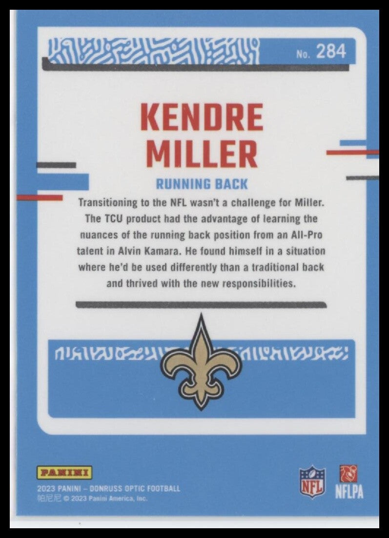 2023 Donruss Optic #284 Kendre Miller