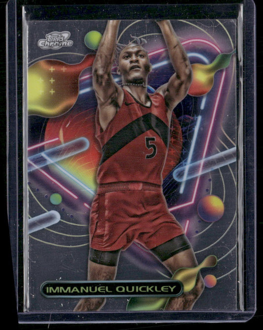 2023-24 Topps Chrome Cosmic #82 Immanuel Quickley