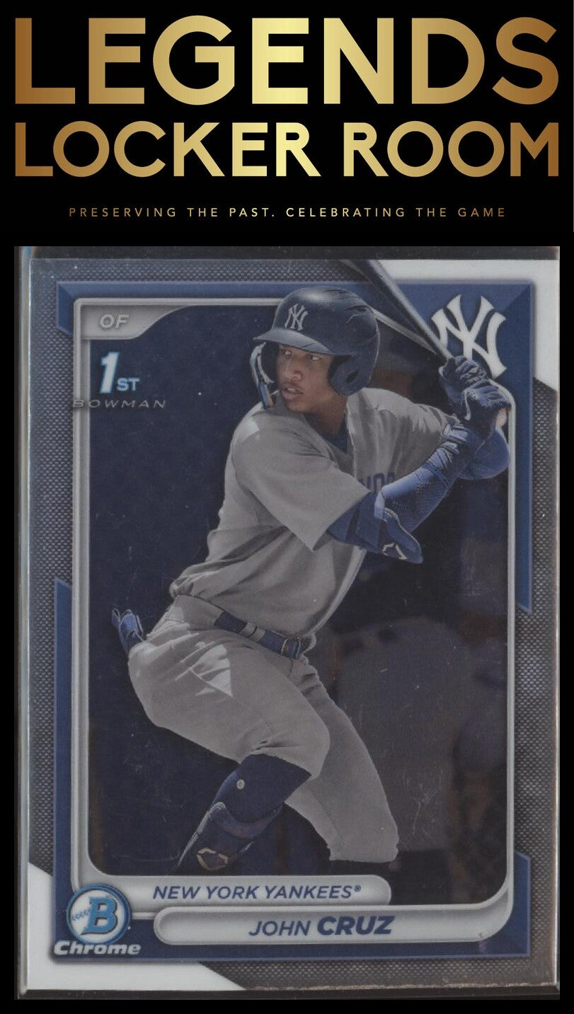 2024 Bowman Chrome #BCP-77 John Cruz Prospects