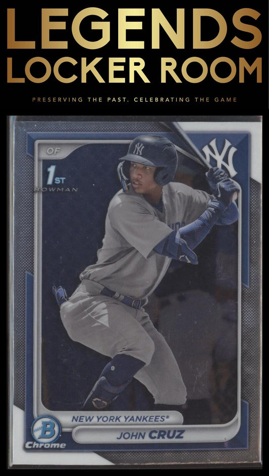 2024 Bowman Chrome #BCP-77 John Cruz Prospects