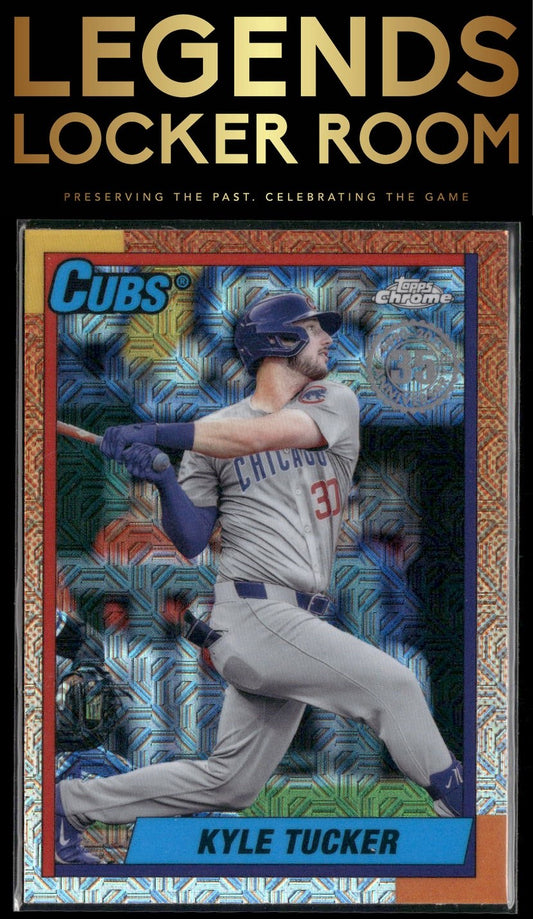 2025 Topps Kyle Tucker 1990 Topps Baseball 35th Anniversary Chrome Mojo