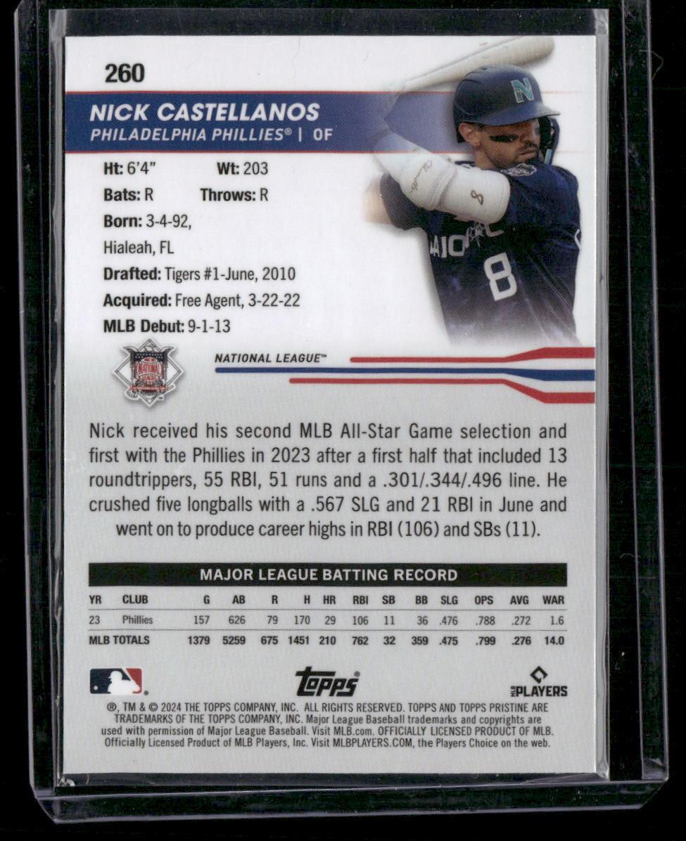 2024 Topps Pristine #260 Nick Castellanos