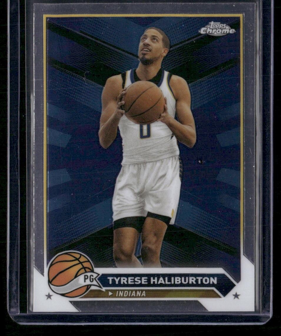 2023-24 Topps Chrome #4 Tyrese Haliburton