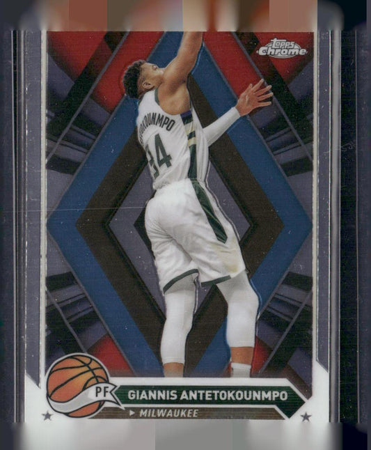 2023-24 Topps Chrome #15 Giannis Antetokounmpo