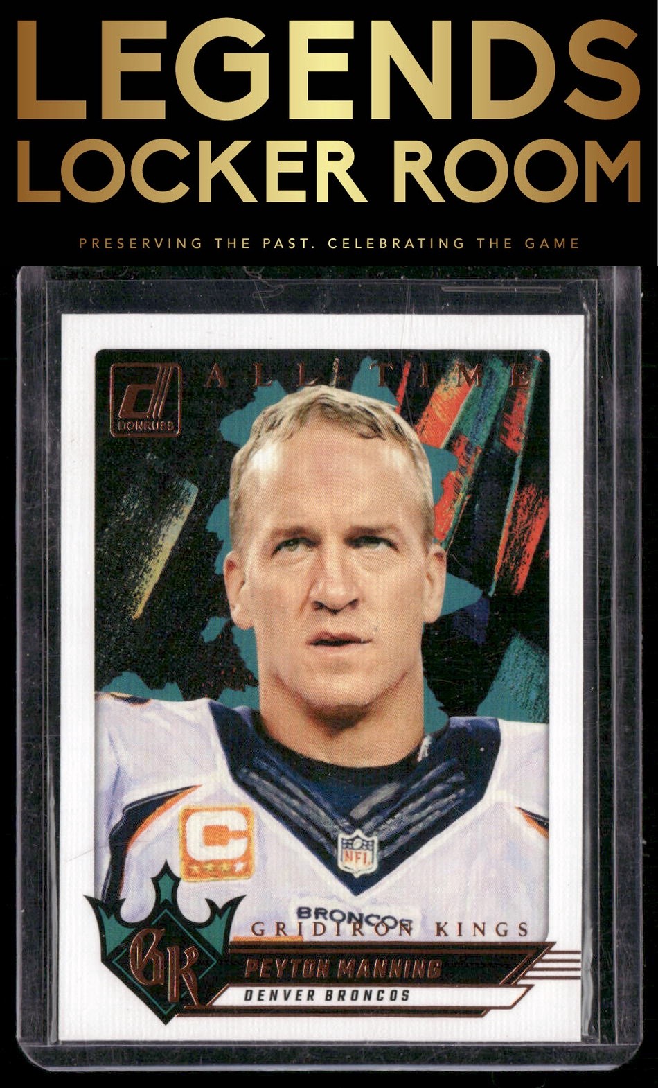 2024 Donruss #1 Peyton Manning All-Time Gridiron Kings