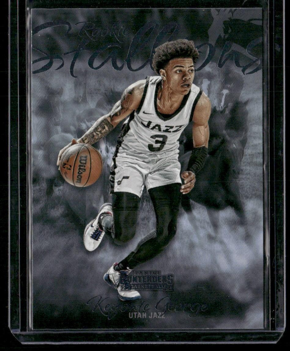 2023-24 Panini Contenders #18 Keyonte George Rookie Stallions