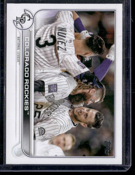 2022 Topps 1st Edition #222 Colorado Rockies