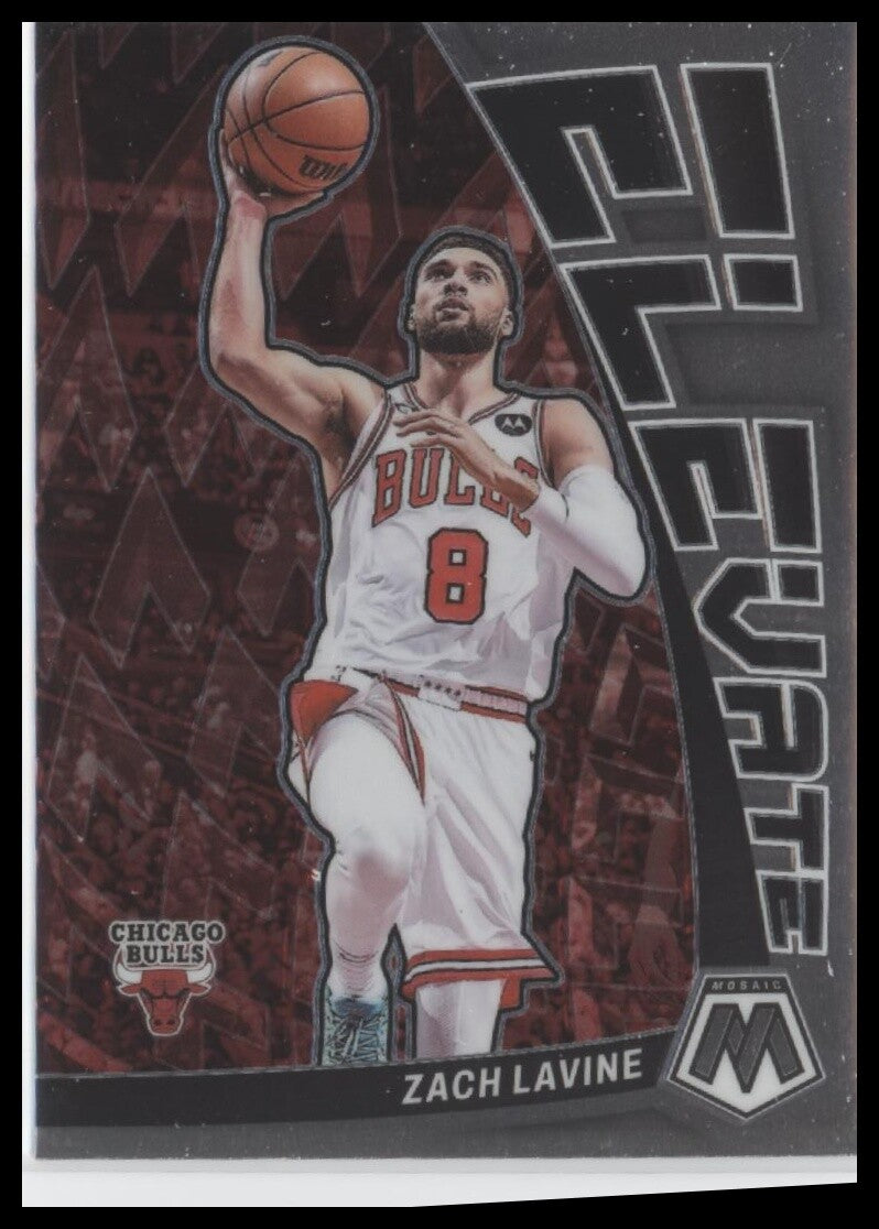 2022-23 Panini Mosaic #11 Zach LaVine Elevate