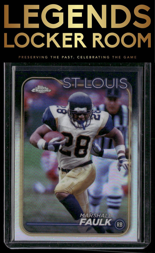 2024 Topps Chrome #101 Marshall Faulk Refractor