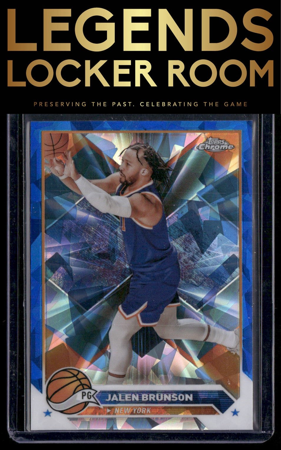 2023-24 Topps Chrome Sapphire Edition #11 Jalen Brunson