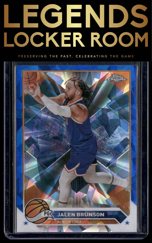 2023-24 Topps Chrome Sapphire Edition #11 Jalen Brunson